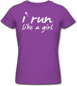 Purple-i-run-like-a-girl–Women-s-T-Shirts